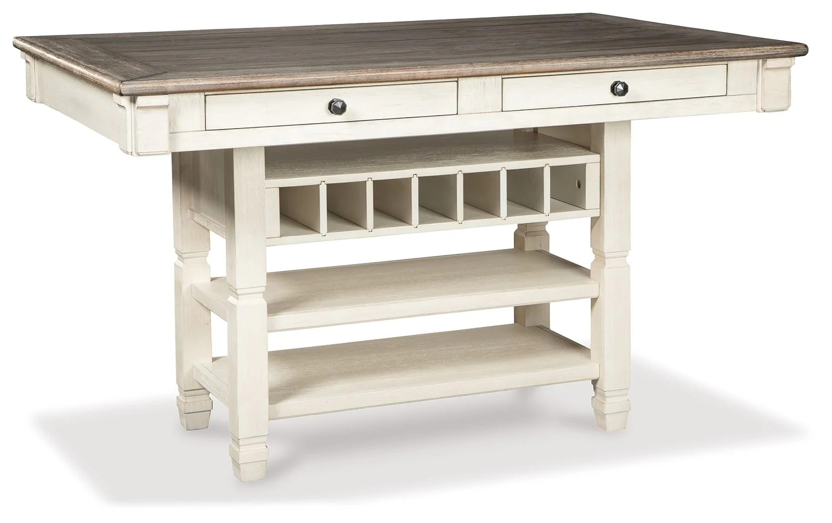 Bolanburg – Rectangular Dining Room Counter Table – Beige