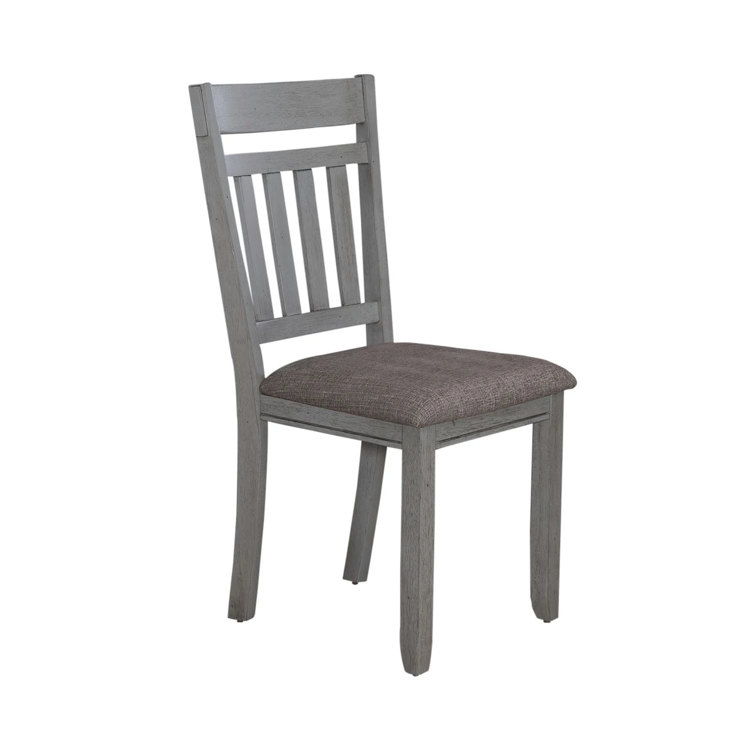 Newport - Splat Back Side Chair - Smokey Gray / Carbon Gray - Image 3