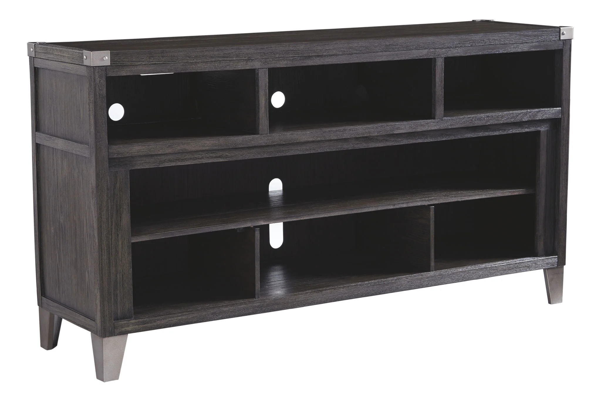 Todoe – LG TV Stand w/Fireplace Option – Gray