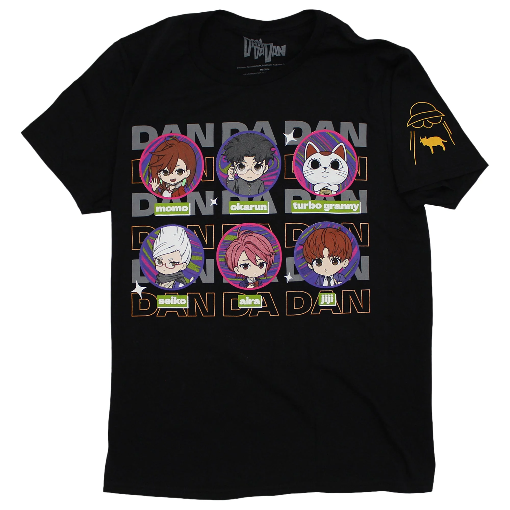 Dan Da Dan – SD Group Officially Licensed Black Adult Men T-Shirt