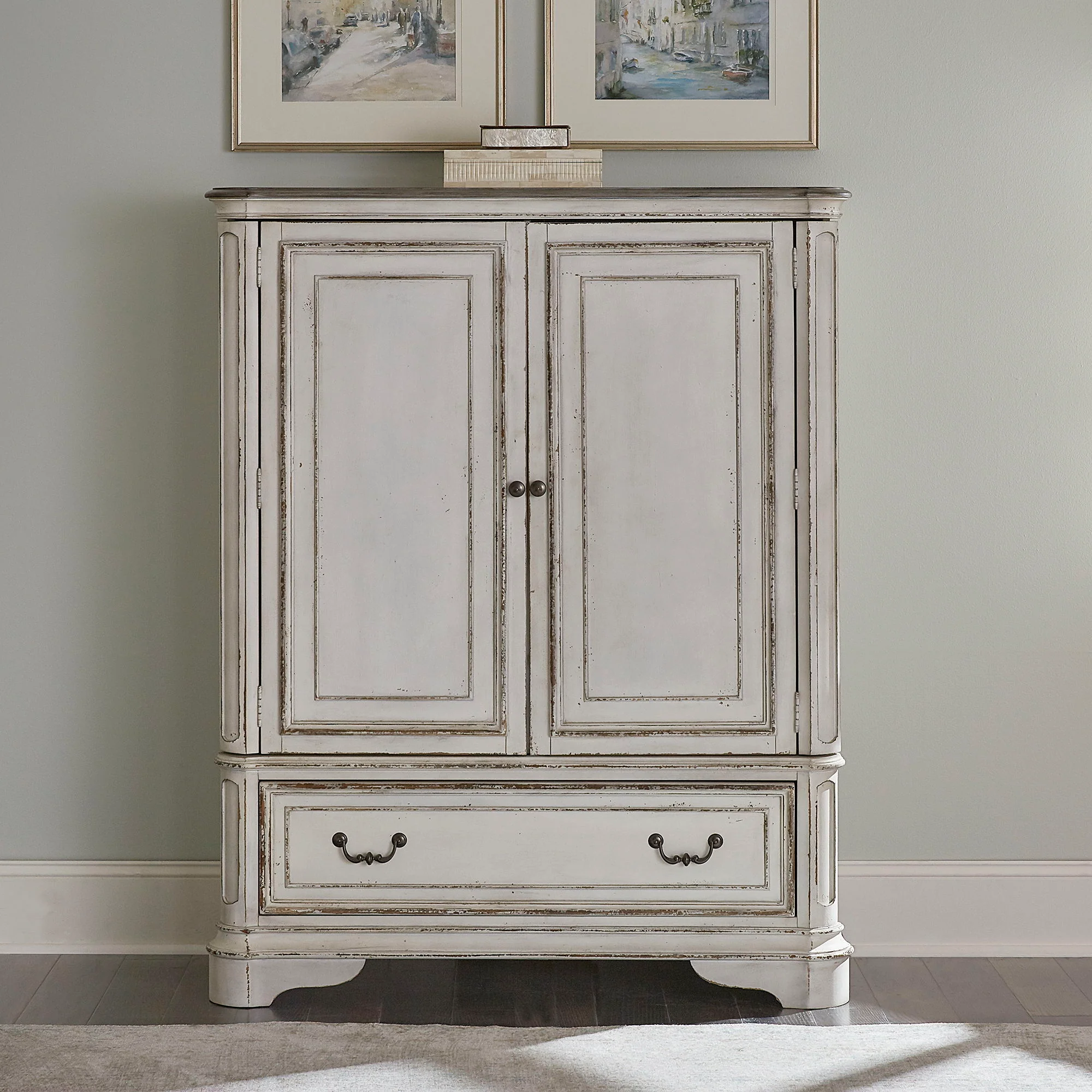 Magnolia Manor – Door Chest – Antique White