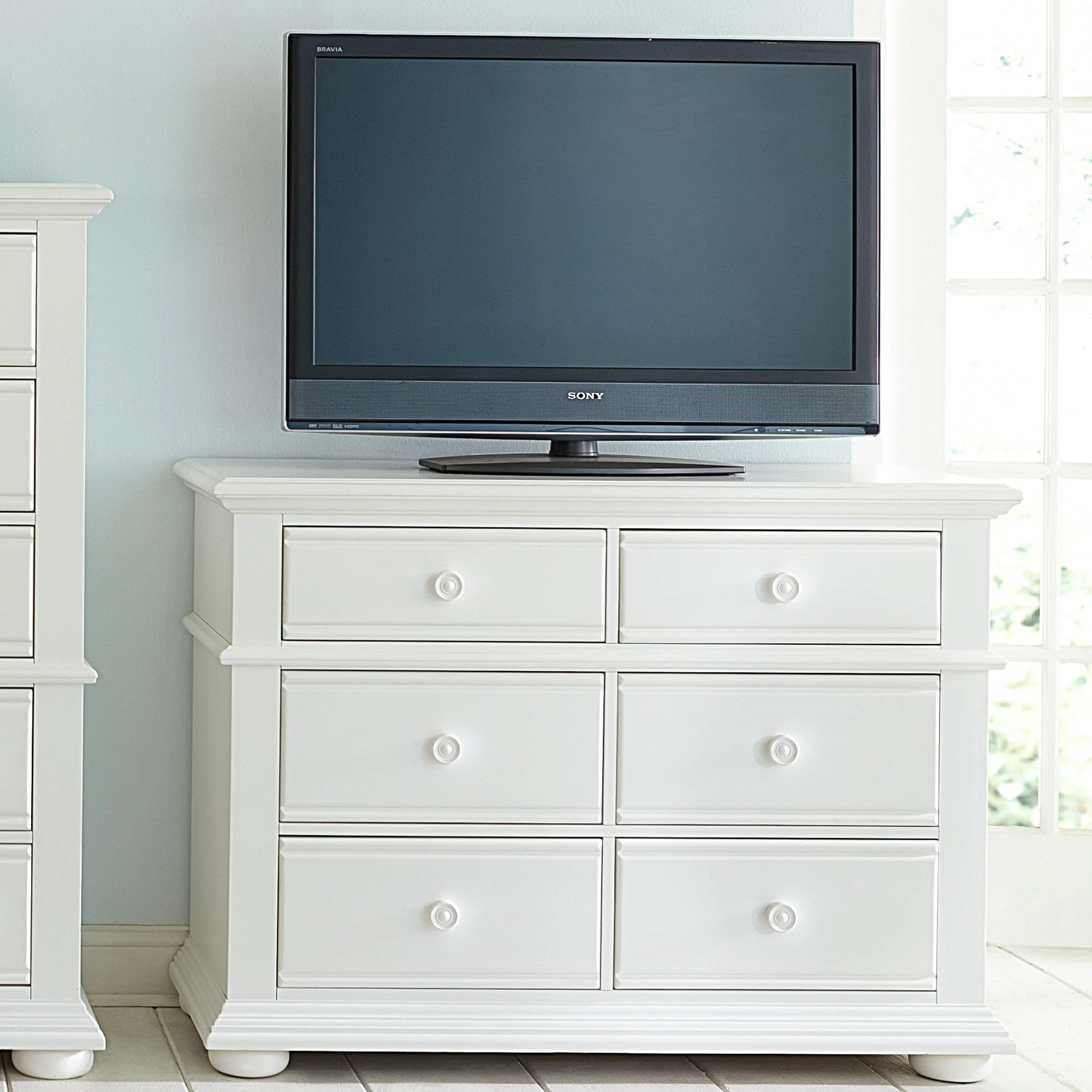 Summer House - Media Chest - Oyster White - Image 1