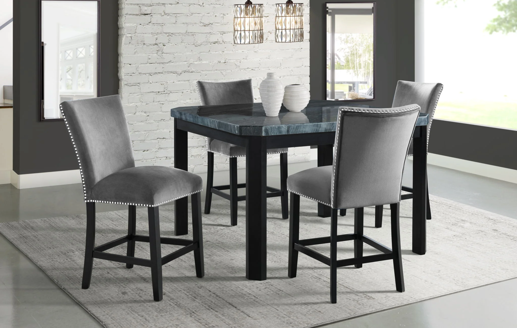 Francesca - Square Counter Height Dining Set - Image 3