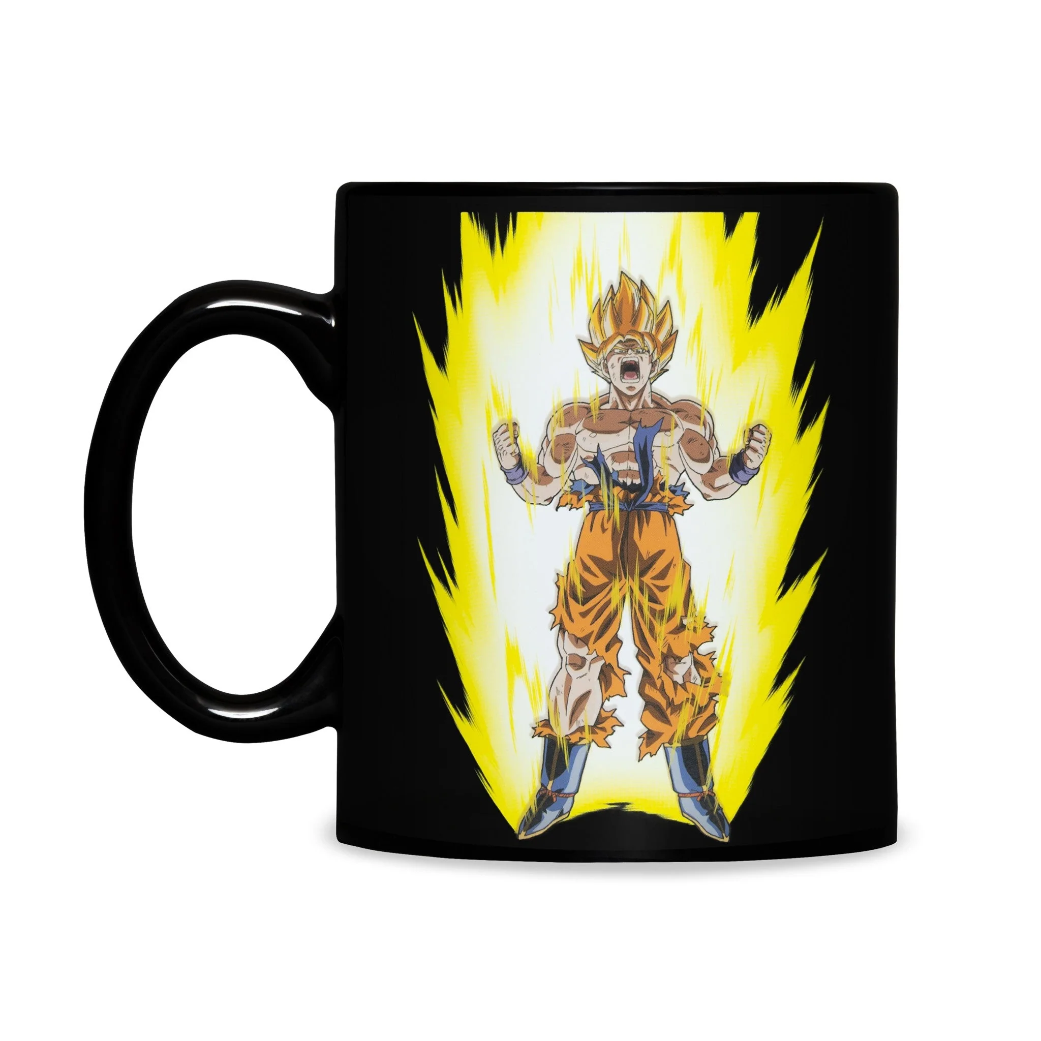 Dragon Ball Z Super Saiyan Goku 16 oz. Heat Reactive Ceramic Coffee Mug - Image 1