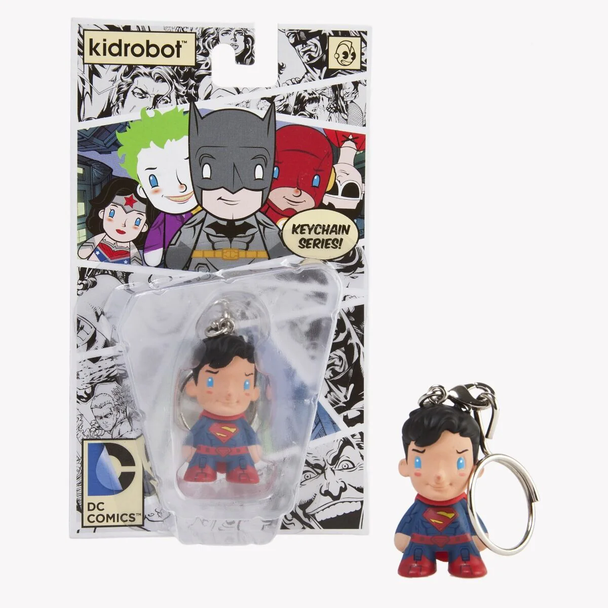 DC Universe Superman 1.5′ Kidrobot Vinyl Key Chain
