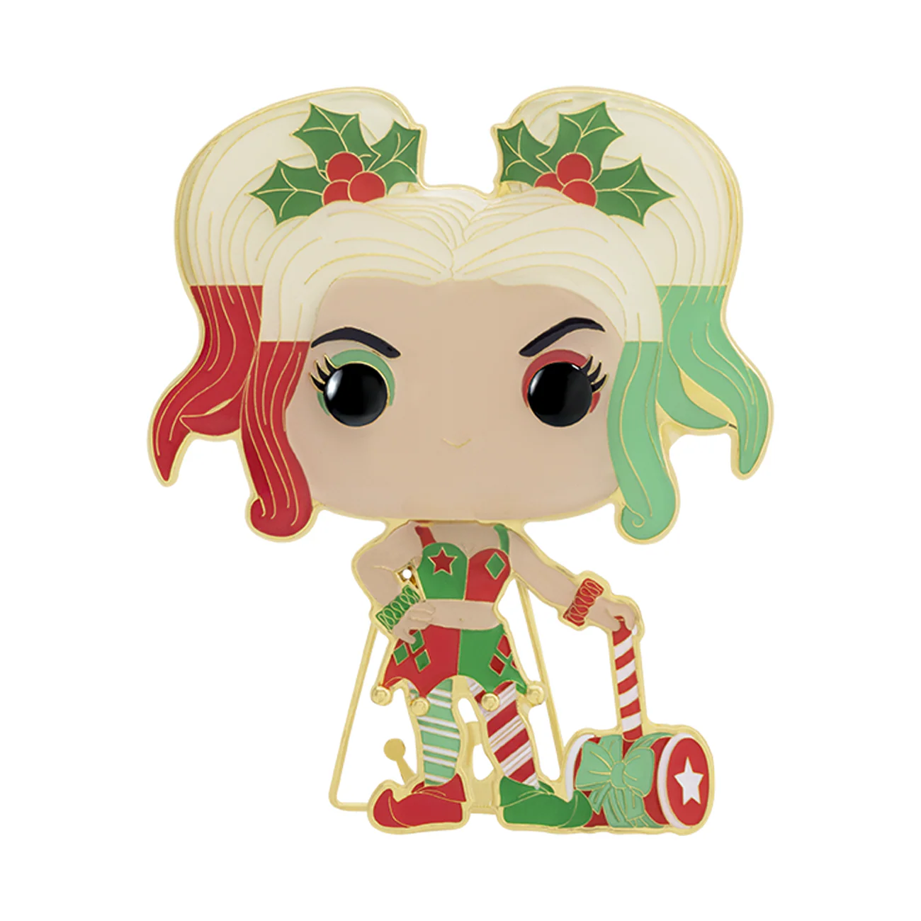 Funko Pop! Pins: DC Super Heroes Holiday - Harley Quinn - Image 1