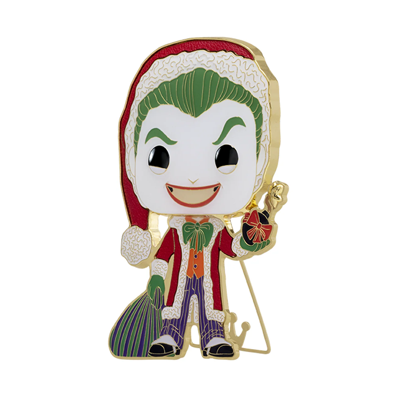 Funko Pop! Pins: DC Super Heroes Holiday - The Joker As Santa Chase - Image 1
