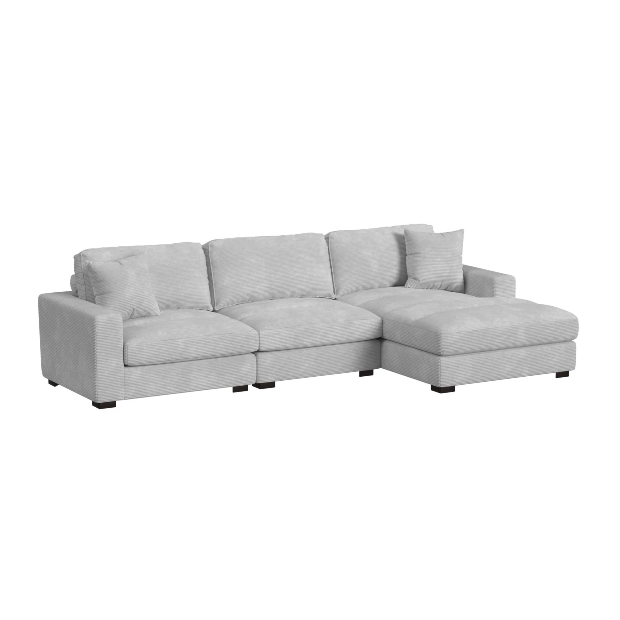 Arizona - Modular Armless Chair - Steno Stone - Image 3