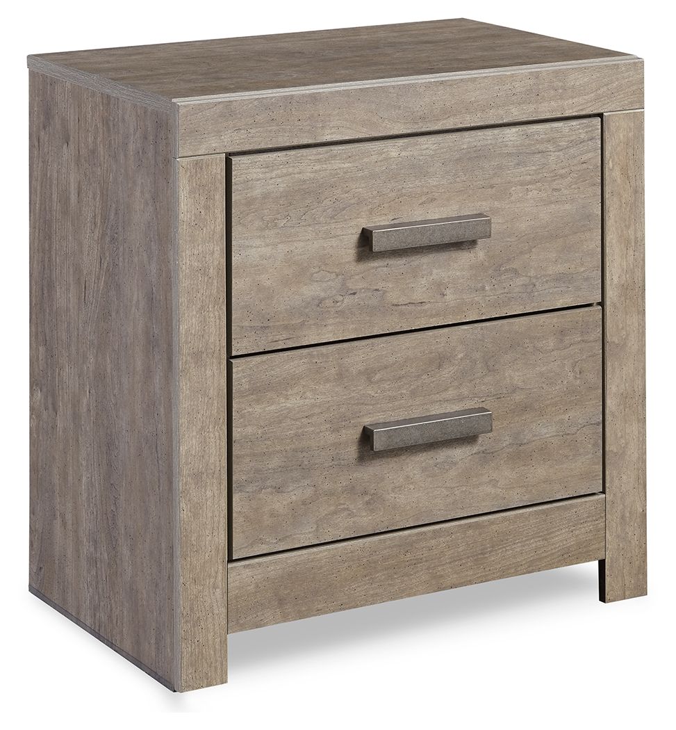 Culverbach – Two Drawer Night Stand – Gray