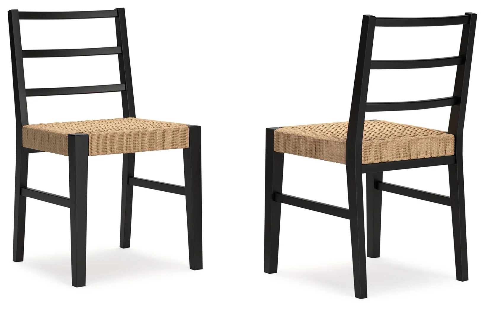 Isanti - Dining Room Side Chair (Set of 2) - Light Brown / Black - Image 1