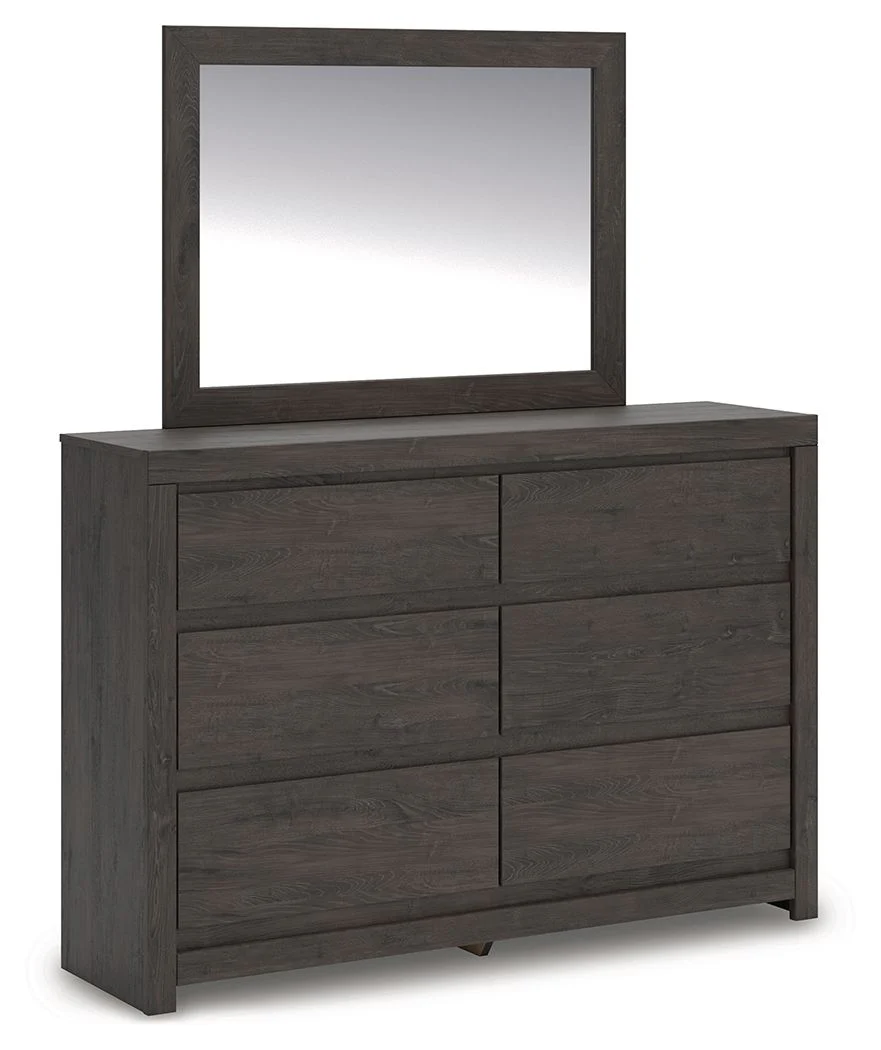 Fraluna - Dresser And Mirror - Charcoal - Image 1