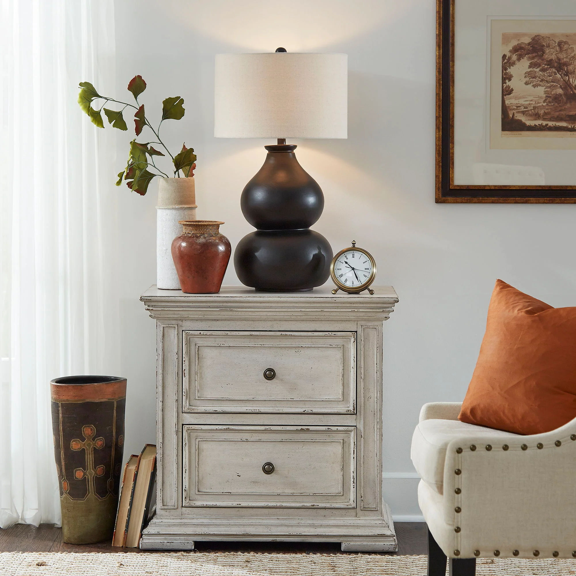 Big Valley - 2 Drawer Night Stand w/ Charging Station - Image 3
