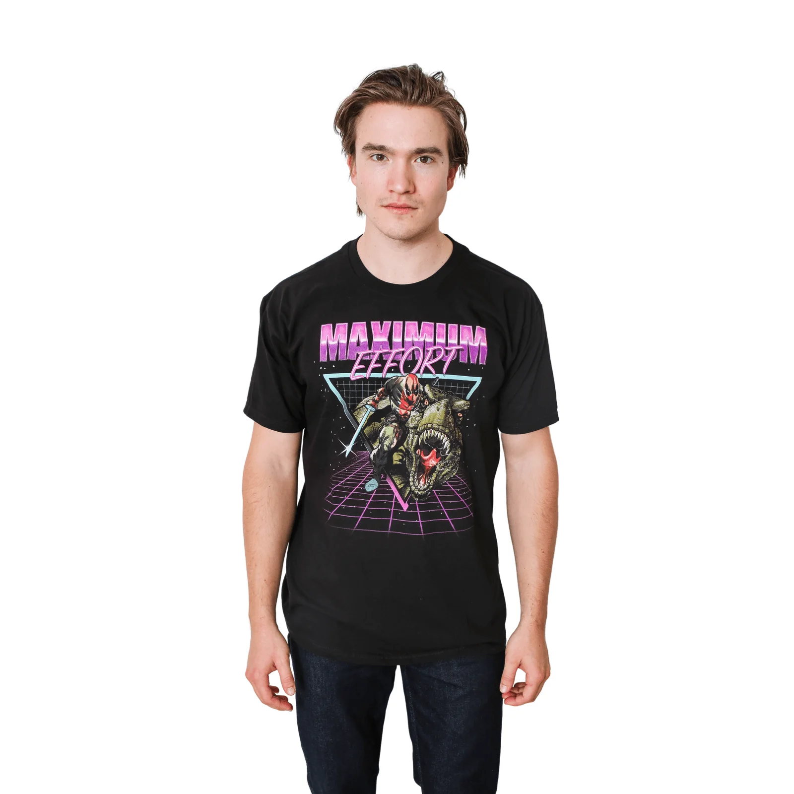 Deadpool Crazy Maximum Effort Marvel Adult T-Shirt - Image 2