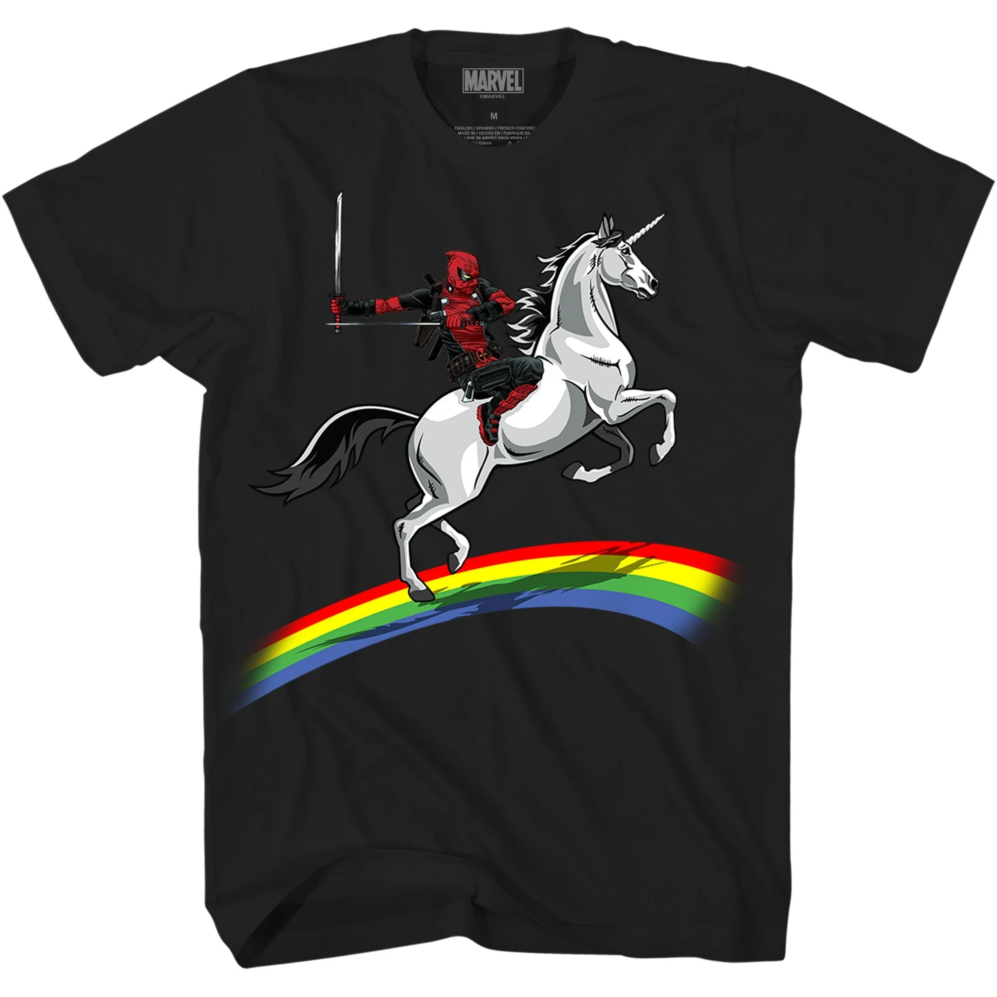 Deadpool Dead Glory Marvel Comics Licensed Adult T-Shirt - Image 1