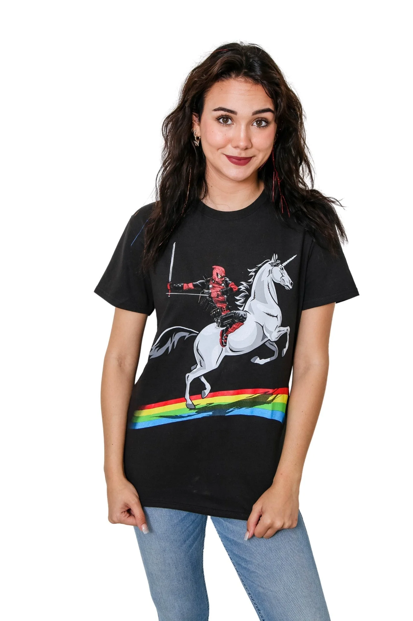 Deadpool Dead Glory Marvel Comics Licensed Adult T-Shirt - Image 3