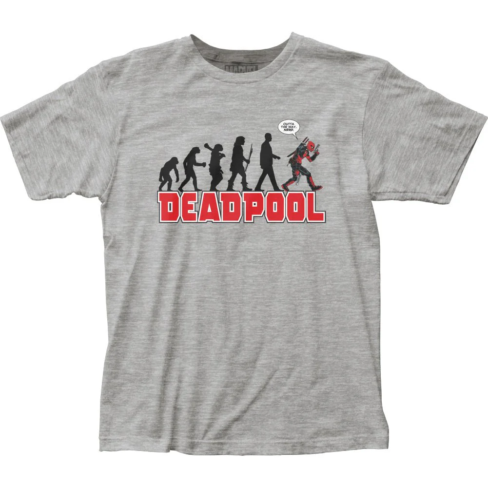 Deadpool Evolution Marvel Comics Adult T-Shirt - Image 2