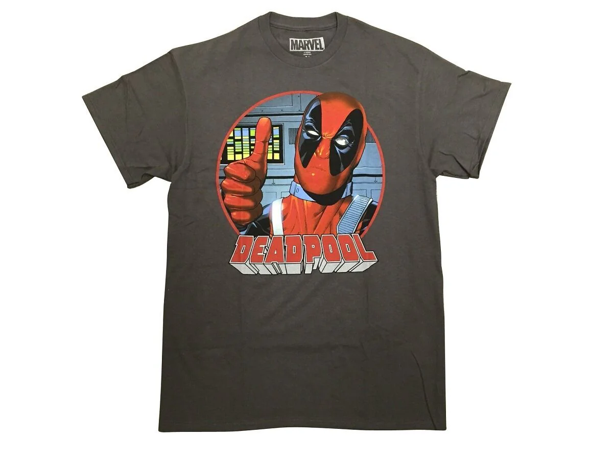 Deadpool Lookup Marvel Comics Adult T-Shirt - Image 1