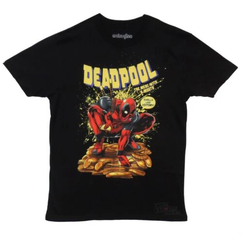 Deadpool Merc With A Mouth Marvel Comics Adult T-Shirt - Image 3
