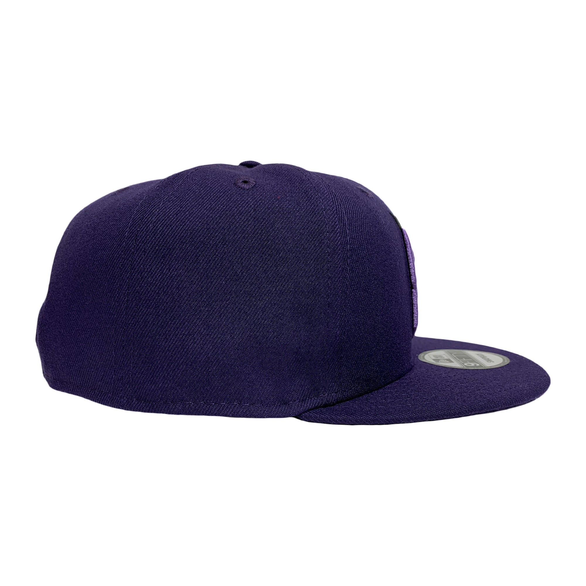 New Era 9FIFTY Transformers Decepticon Logo Snapback Hat Cap All Purple - Image 1