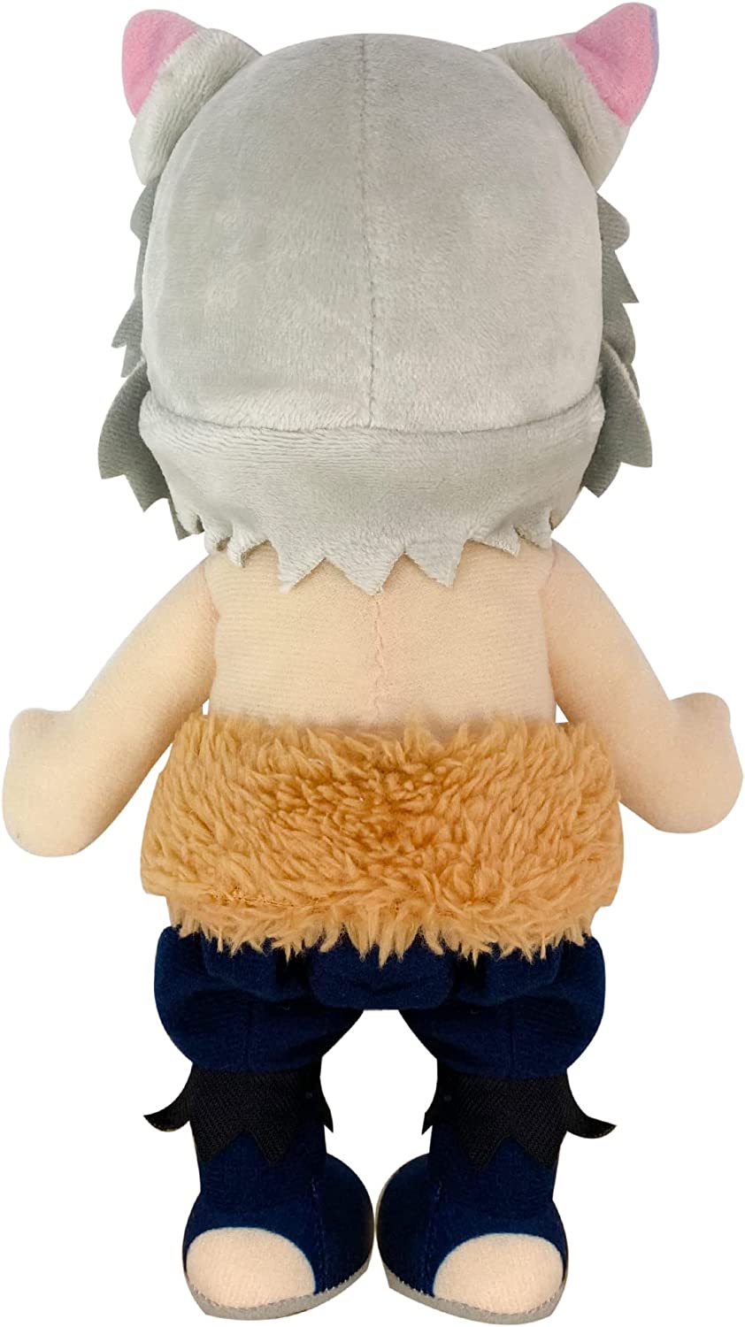 Demon Slayer Kimetsu no Yaiba Hashibira Inosuke Moveable Plush 8" - Image 2