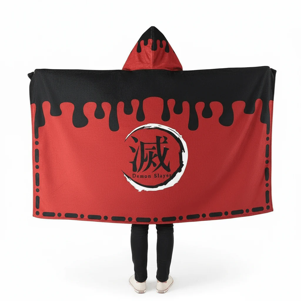 Demon Slayer: Kimetsu no Yaiba – Doma Blanket Cosplay Cloak Hooded Cape