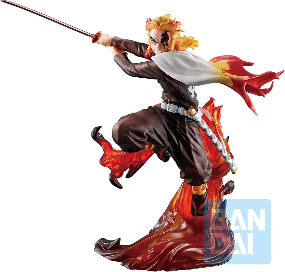 Demon Slayer Kimetsu no Yaiba - Kyojuro Rengoku Bandai Ichibansho Figure - Image 1