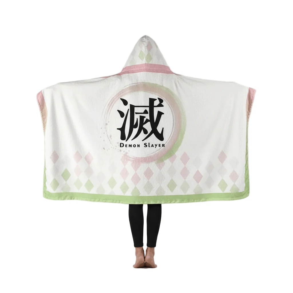 Demon Slayer: Kimetsu no Yaiba – Mitsuri Blanket Cosplay Cloak Hooded Cape