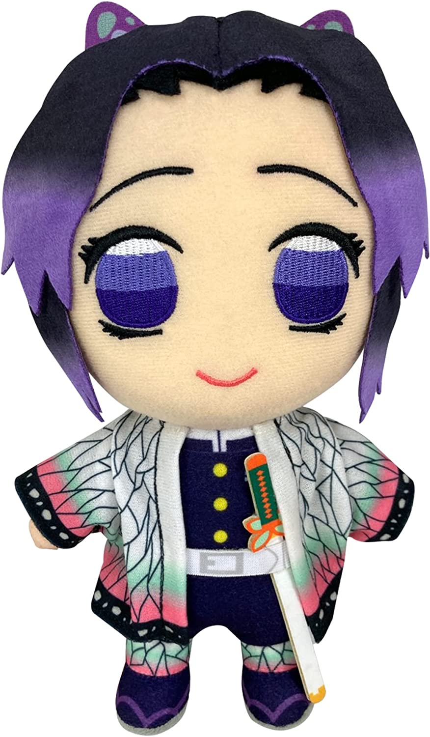 Demon Slayer Kimetsu no Yaiba Shinobu Kocho Plush 8" Great Eastern - Image 1