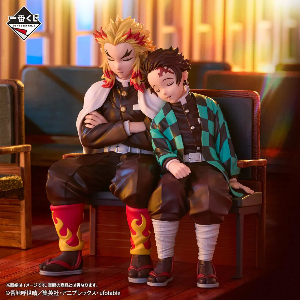 Demon Slayer: Kimetsu no Yaiba - Tanjiro Kamado & Kyojuro Rengoku ICHIBANSHO Figure Set - Image 2