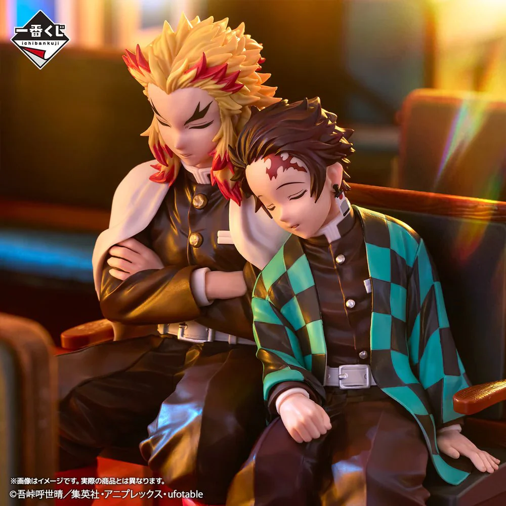Demon Slayer: Kimetsu no Yaiba - Tanjiro Kamado & Kyojuro Rengoku ICHIBANSHO Figure Set - Image 3