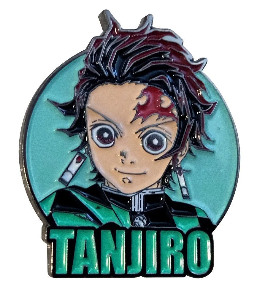Demon Slayer Tanjiro Circle Anime Enamel Pin