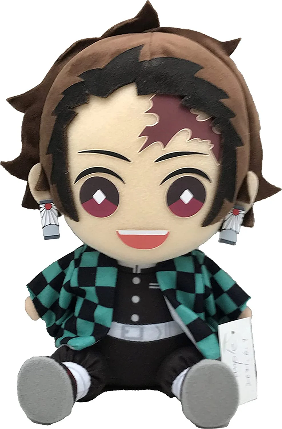 Demon Slayer - Tanjiro Kamado Sitting Plush 7" Great Eastern Entertainment - Image 1