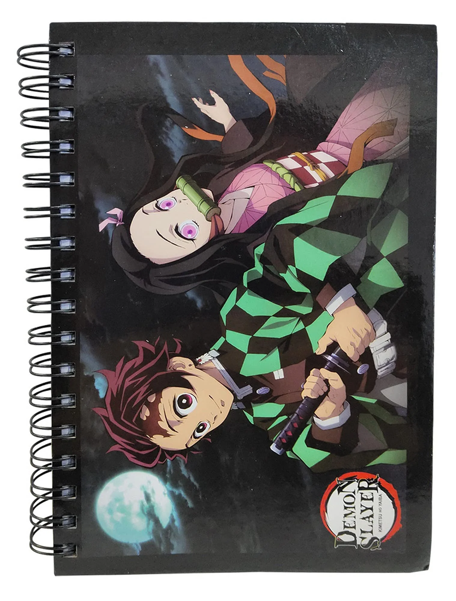 Demon Slayer Tanjiro & Nezuko Anime Spiral Notebook - Image 1