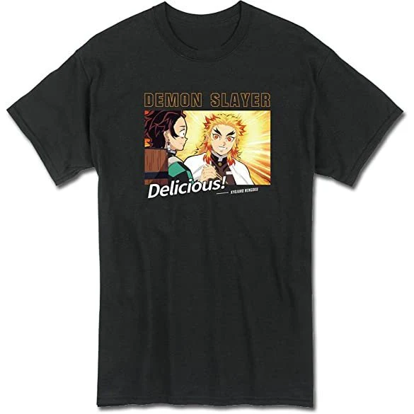 Demon Slayer The Movie: Mugen Train - Kyojuro Rengoku Eating T-Shirt - Image 1