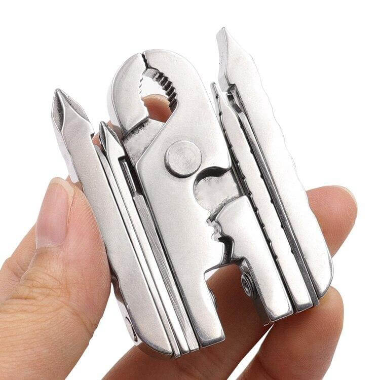 Stainless Steel Multifunctional Camping Keychain Tool - Image 2
