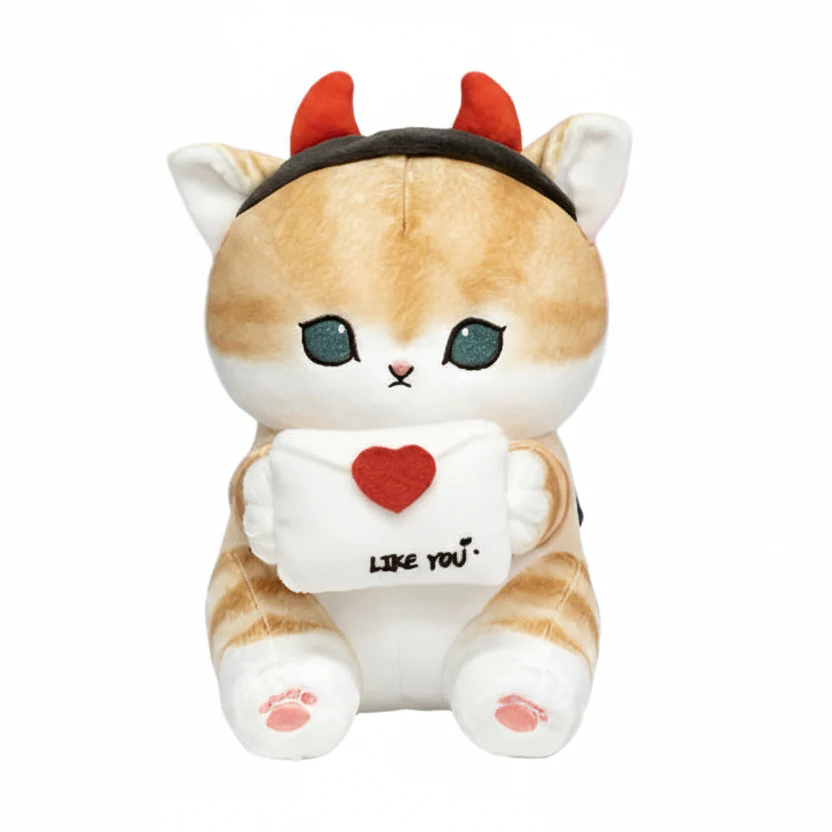 Mofusand Devil Cat Plush 9" - Image 1