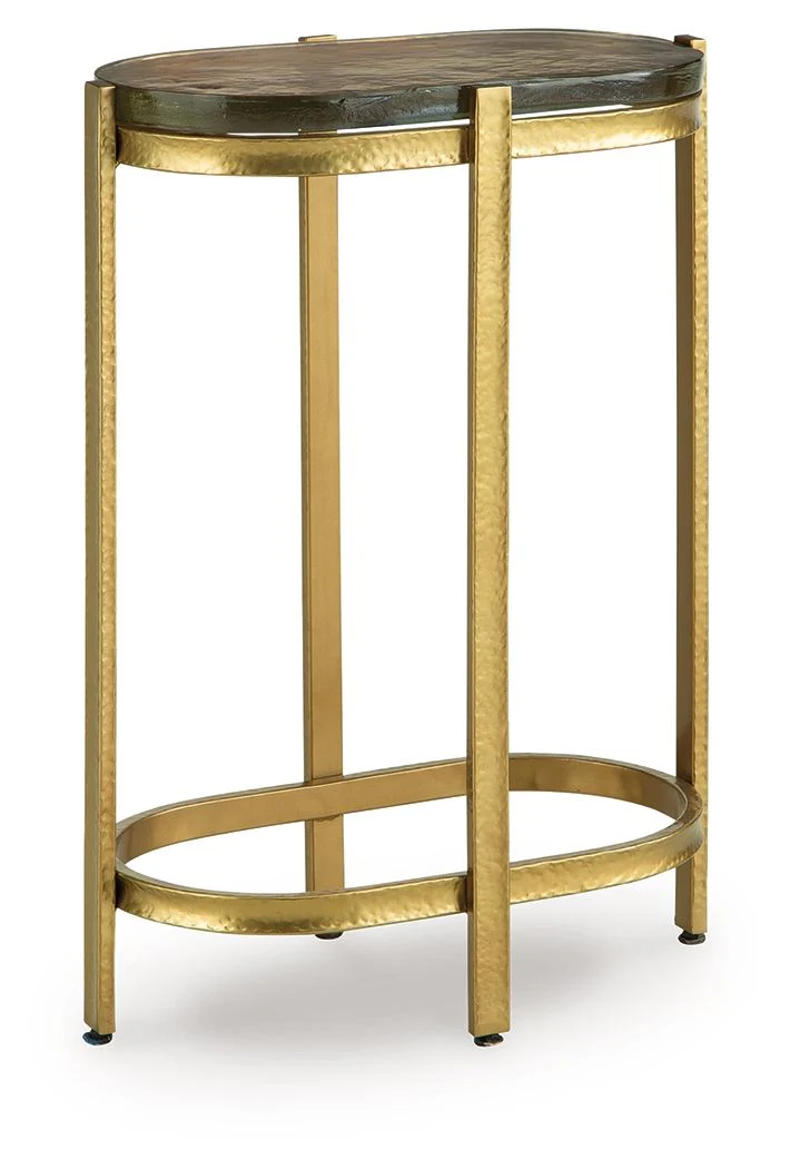 Porterville – Accent Table – Gold Finish