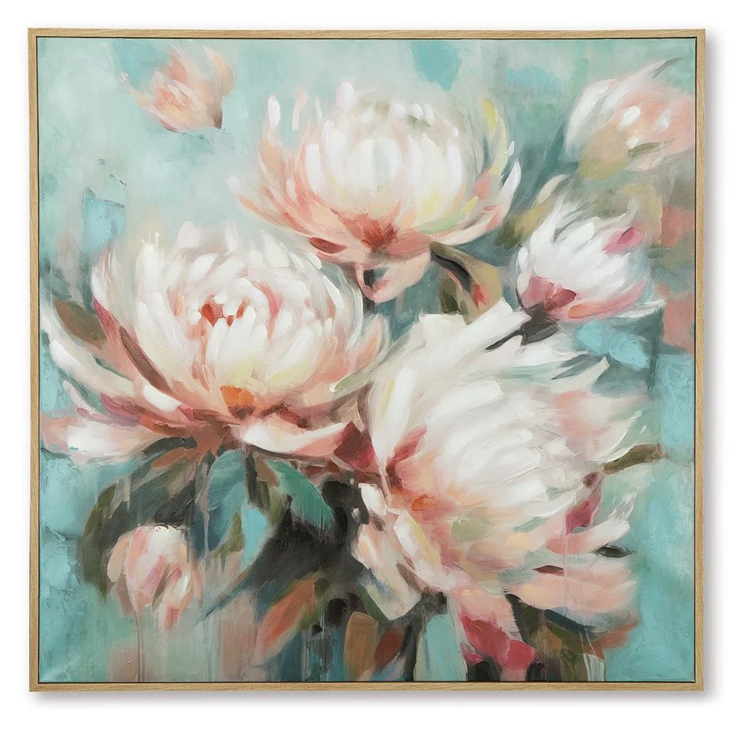 Parryville – Wall Art – Aqua / Pink