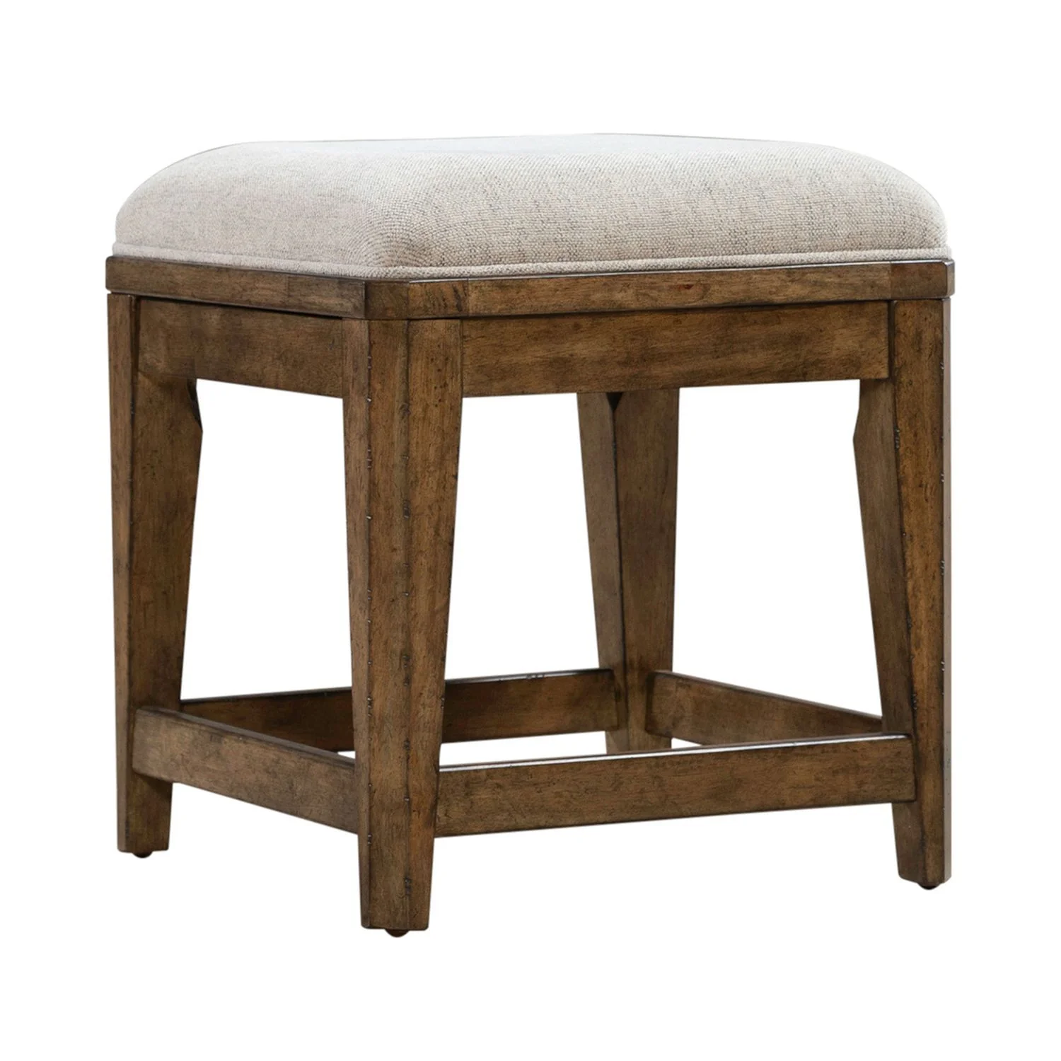 Carolina Park - Upholstered Console Stool - Amber Brown - Image 3