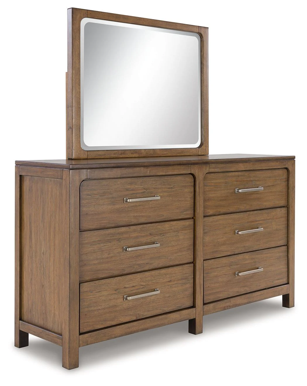 Cabalynn – Dresser And Mirror – Light Brown
