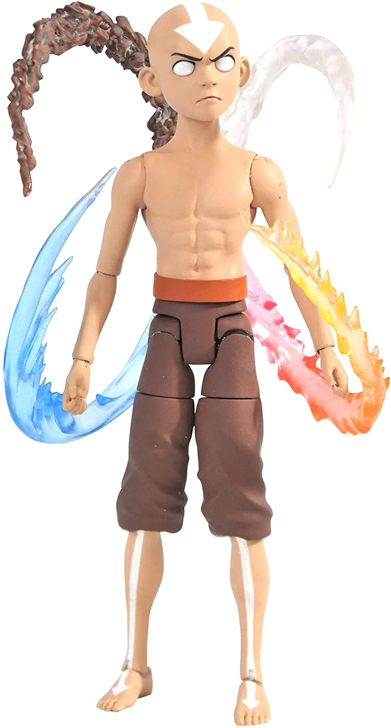 Diamond Select Toys Avatar The Last Airbender Final Battle Aang Deluxe Action Figure