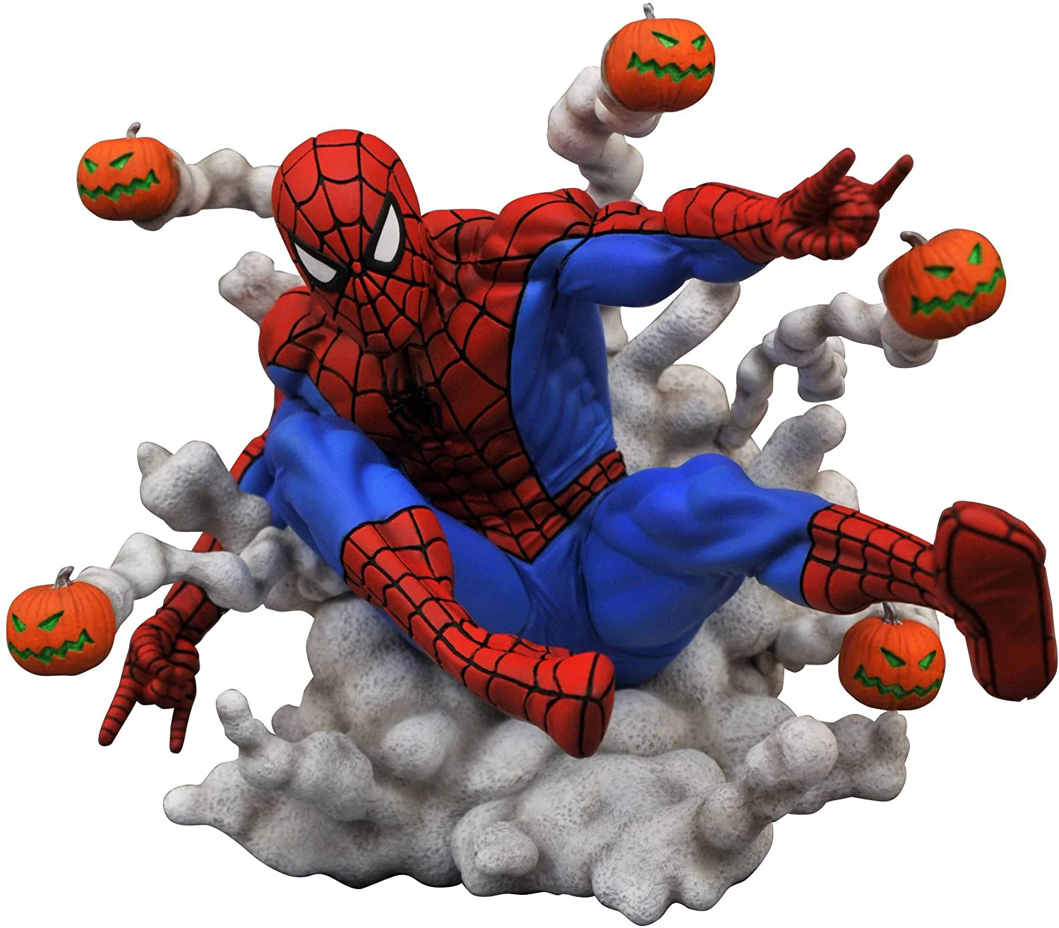 Diamond Select Toys Marvel Gallery: Pumpkin Bomb Spider-Man PVC Figure - Image 1