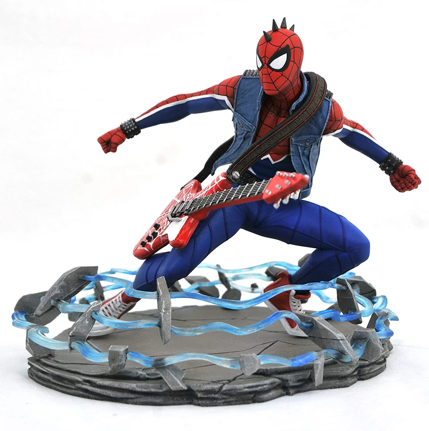 Diamond Select Toys Marvel Gallery: Spider-Man Spider-Punk PS4 PVC Figure - Image 1
