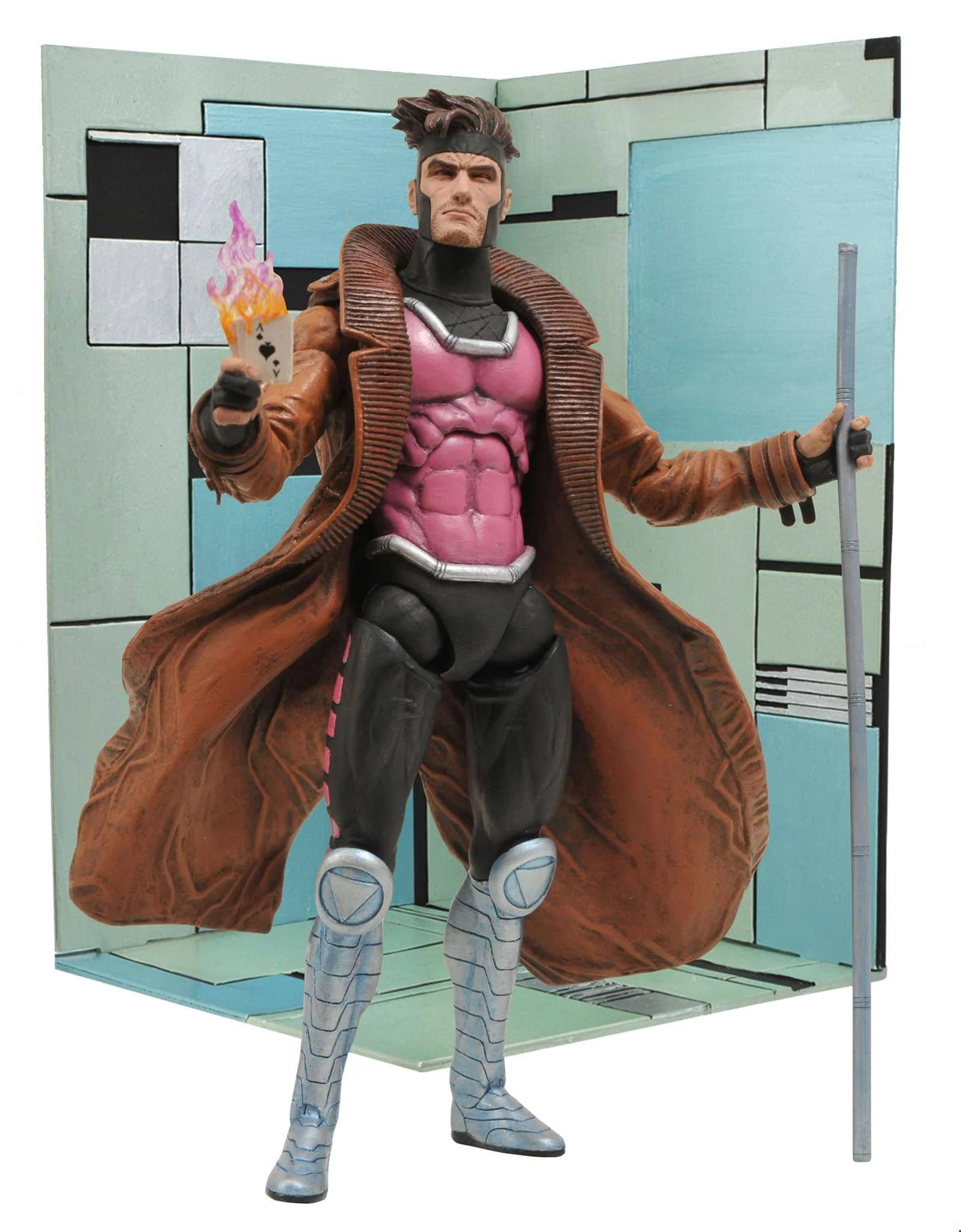 Diamond Select Toys Marvel Select: Gambit Action Figure - Image 1