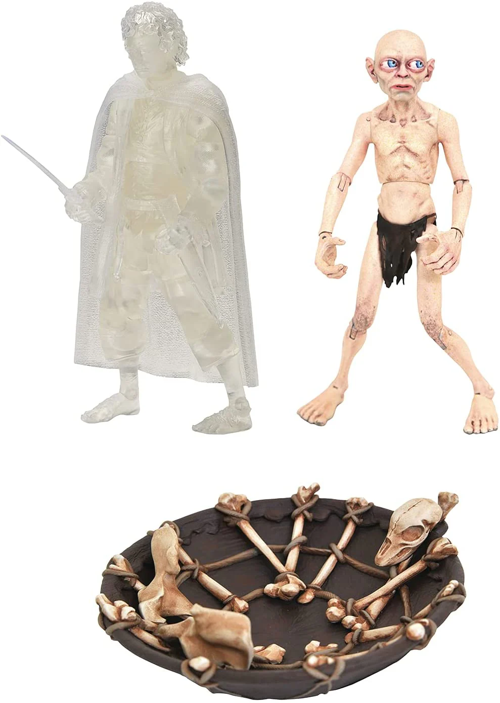 Diamond Select Toys The Lord of The Rings: Frodo & Gollum Deluxe Action Figure Box Set - Image 1