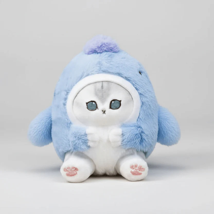 Mofusand Stegosaurus Cat Plush Keychain - Image 2