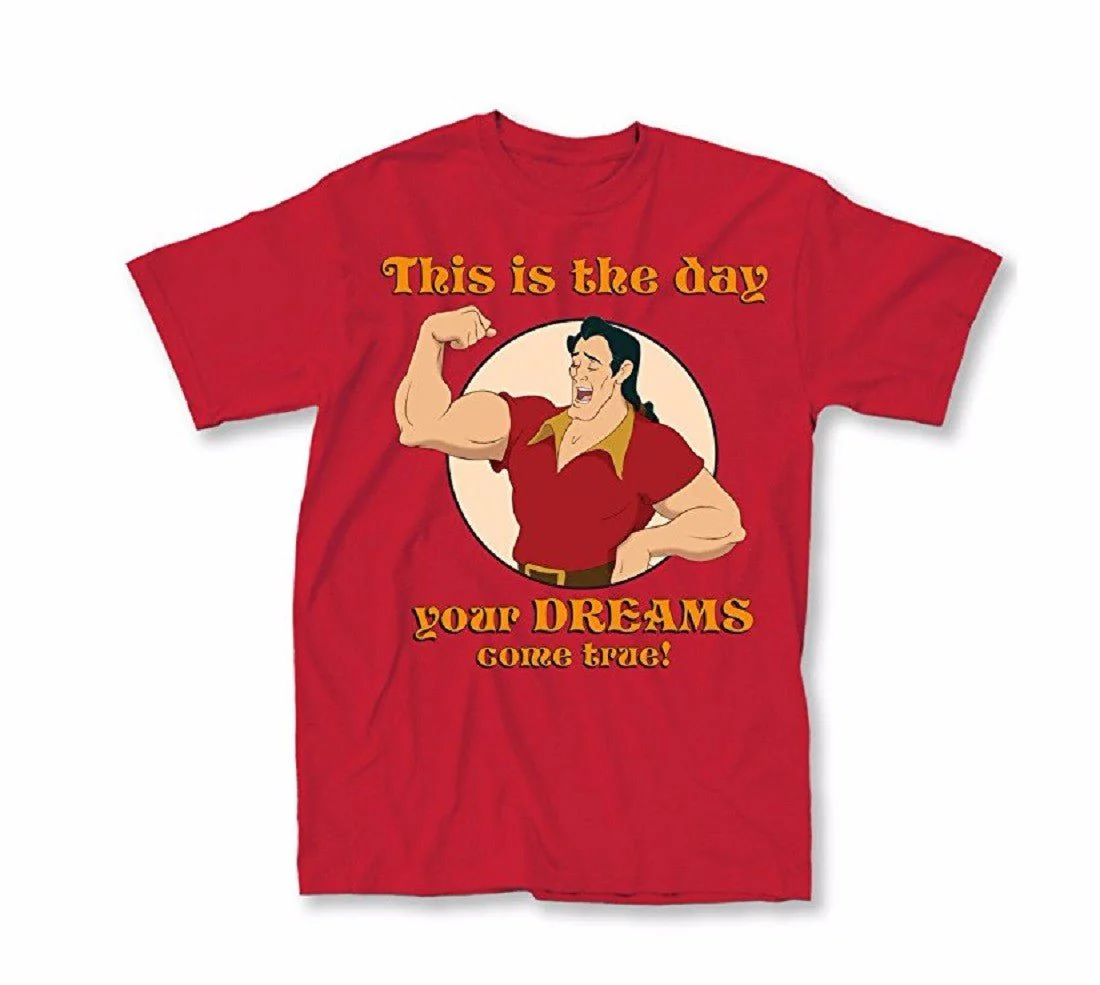 Disney Gaston Dreams Come True Adult T-Shirt - Image 1