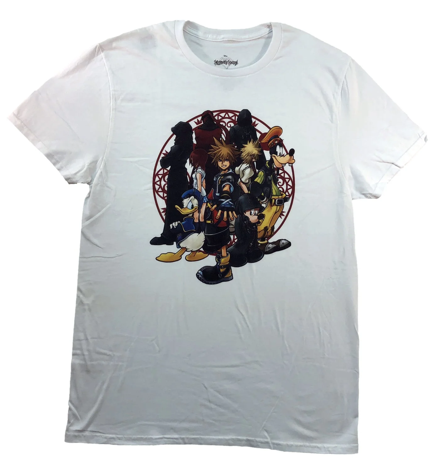 Disney Kingdom Hearts Back to Back Adult T-Shirt - Image 1