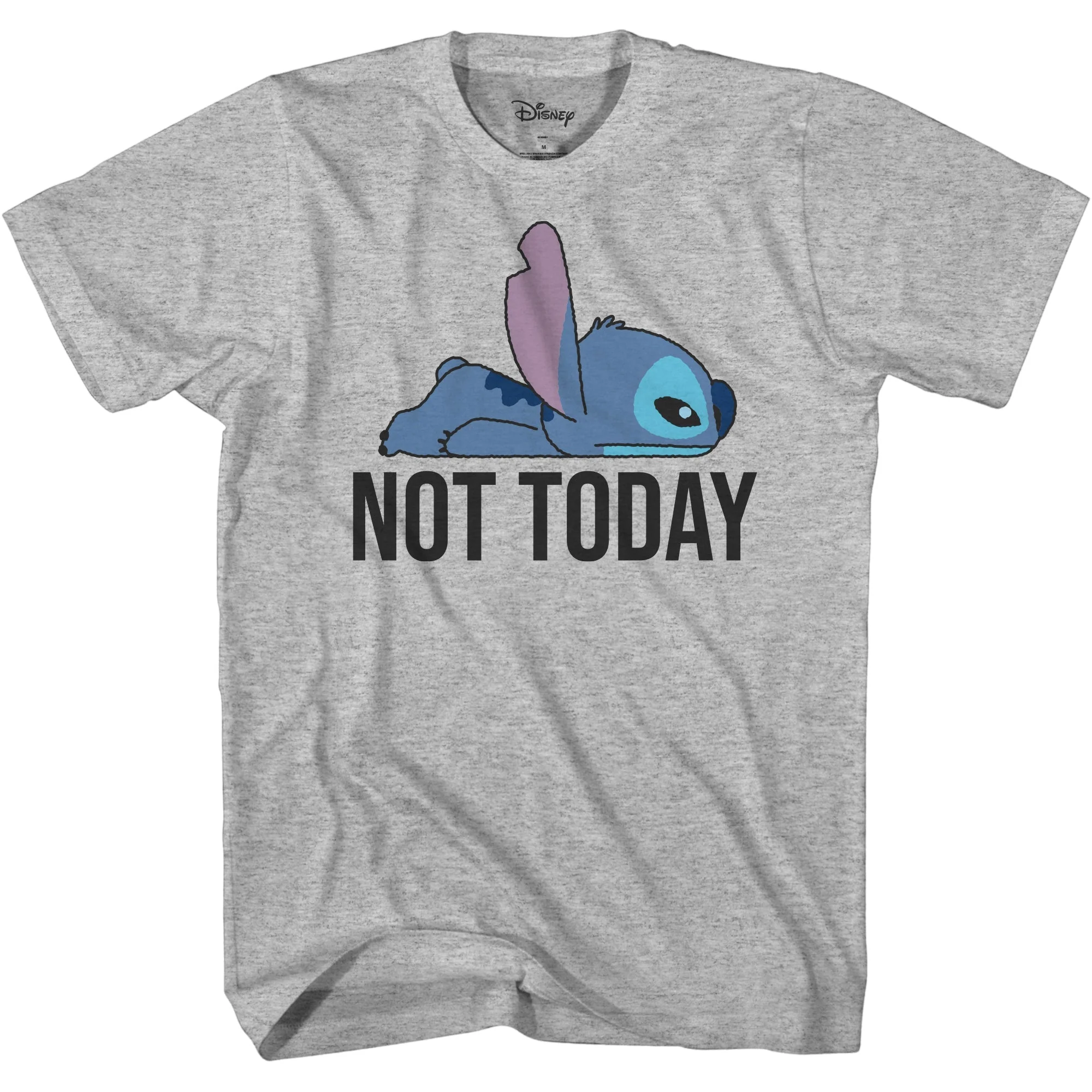 Disney Lilo And Stitch Not Today Mood Adult T Shirt - Image 1