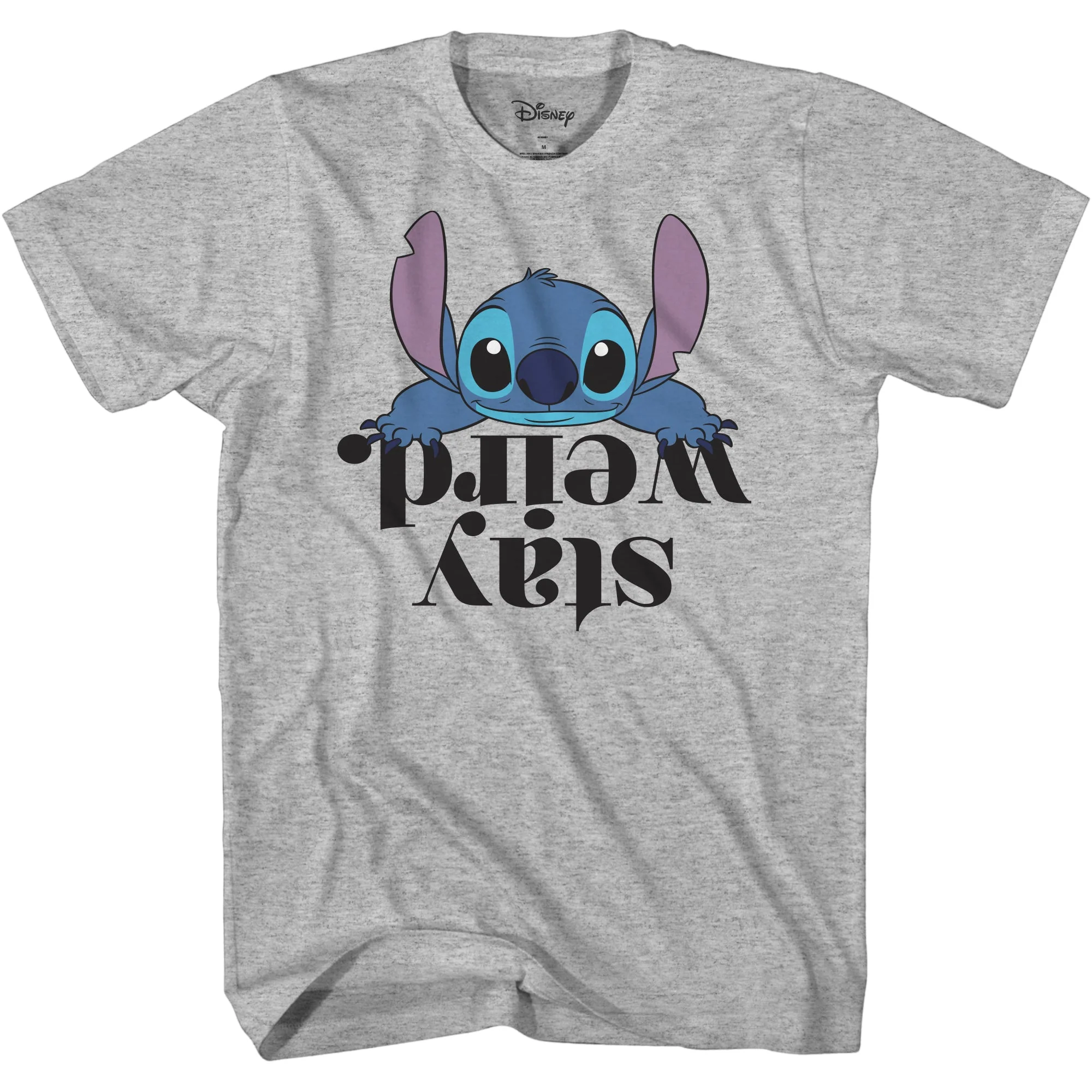 Disney Lilo and Stitch Stay Weird Graphic Adult T-Shirt - Image 1